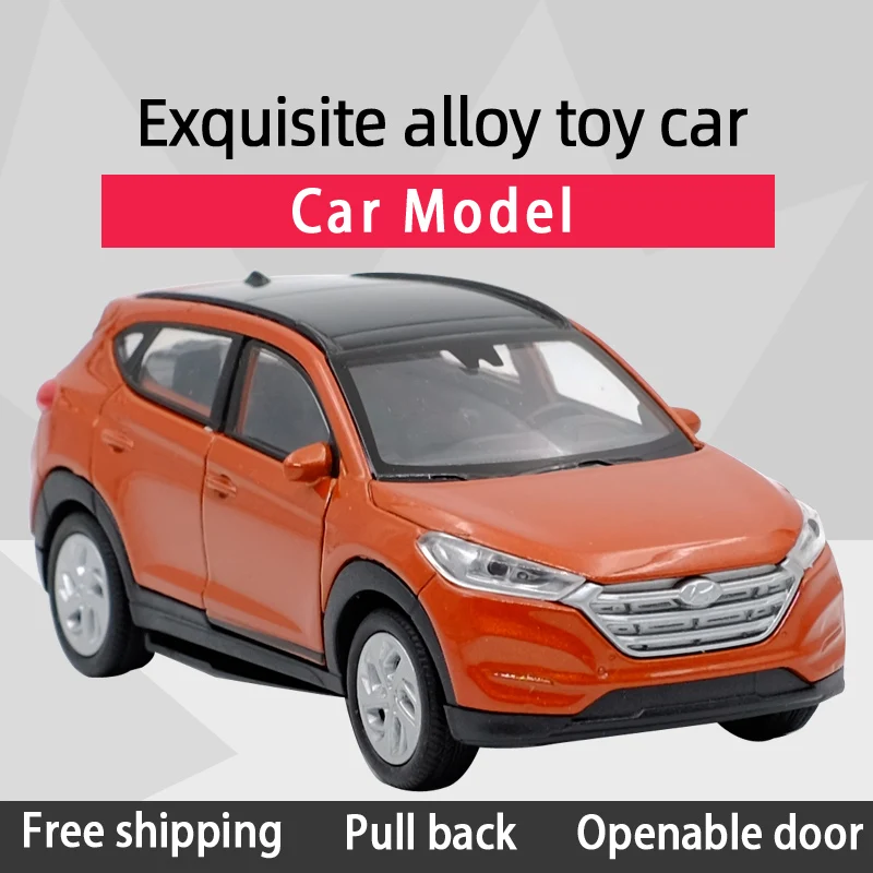 WELLY 1:36 Tucson SUV литый под давлением автомобиль из сплава модель игрушки с откидной