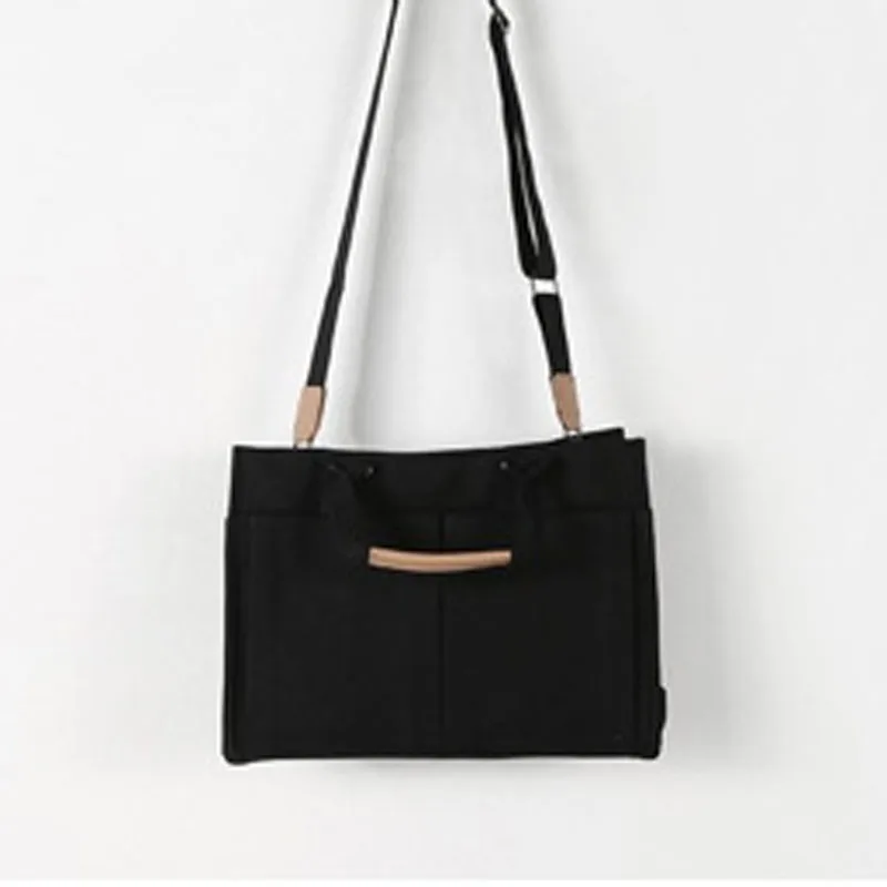 2021 Fashion Women Shopper Bags Top Quality Large Canvas Women Handbag Solid Color Shoulder Crossbody Bags For Female