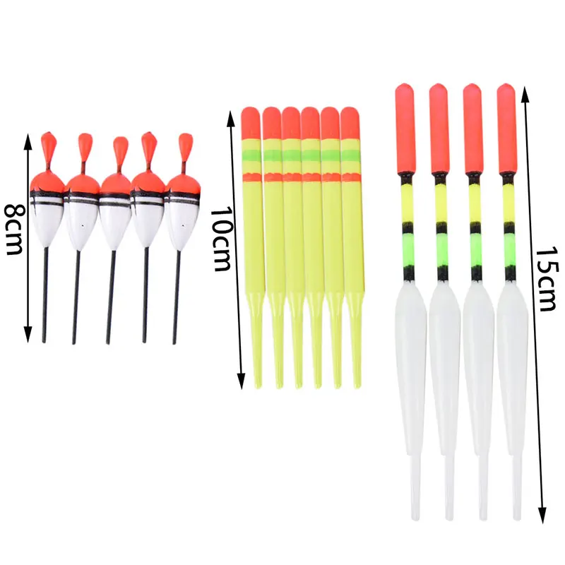 

15 шт., Рыболовные Поплавки, 8/10/15 см