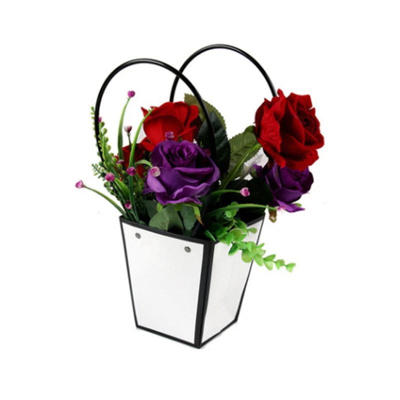 

Kraft Paper Bag DIY Flower Wrapping Box Waterproof Gift Packing Box Bouquet Florist Supplies Wedding Decoration Home Decor