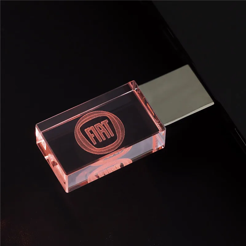red JASTER, fiat crystal+ металлический USB флеш-накопитель, флешка, 4 ГБ, 8 ГБ, 16 ГБ, 32 ГБ, 64 ГБ, внешняя карта памяти, u-диск, USB 2,0 - Цвет: red