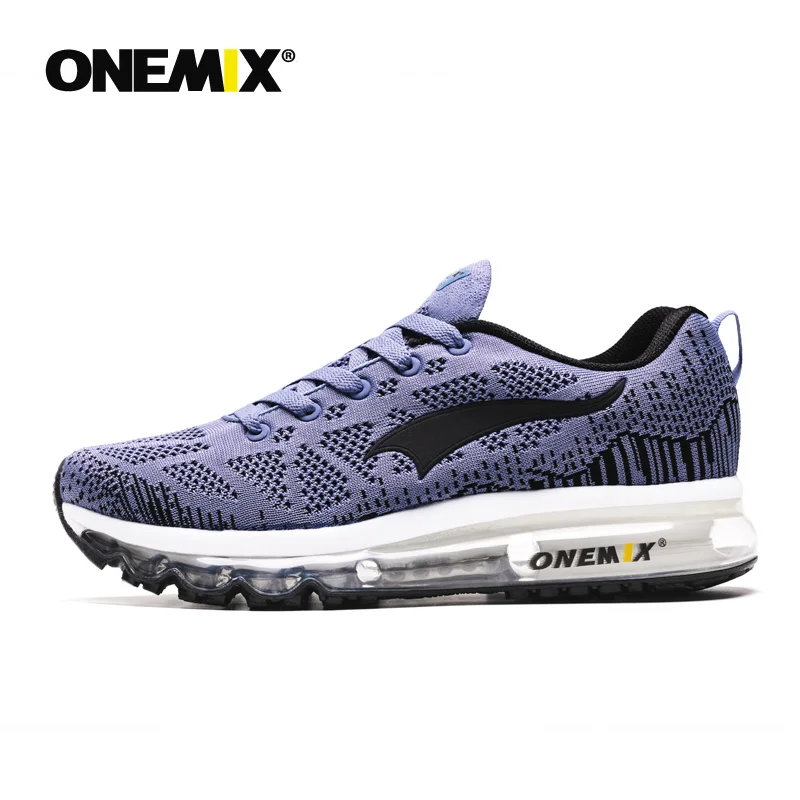 Onemix Men Running Shoes Fashion Casual Sport Air Cushion Running Shoes Men's White Outdoor Travel Walking Jogging Shoes
