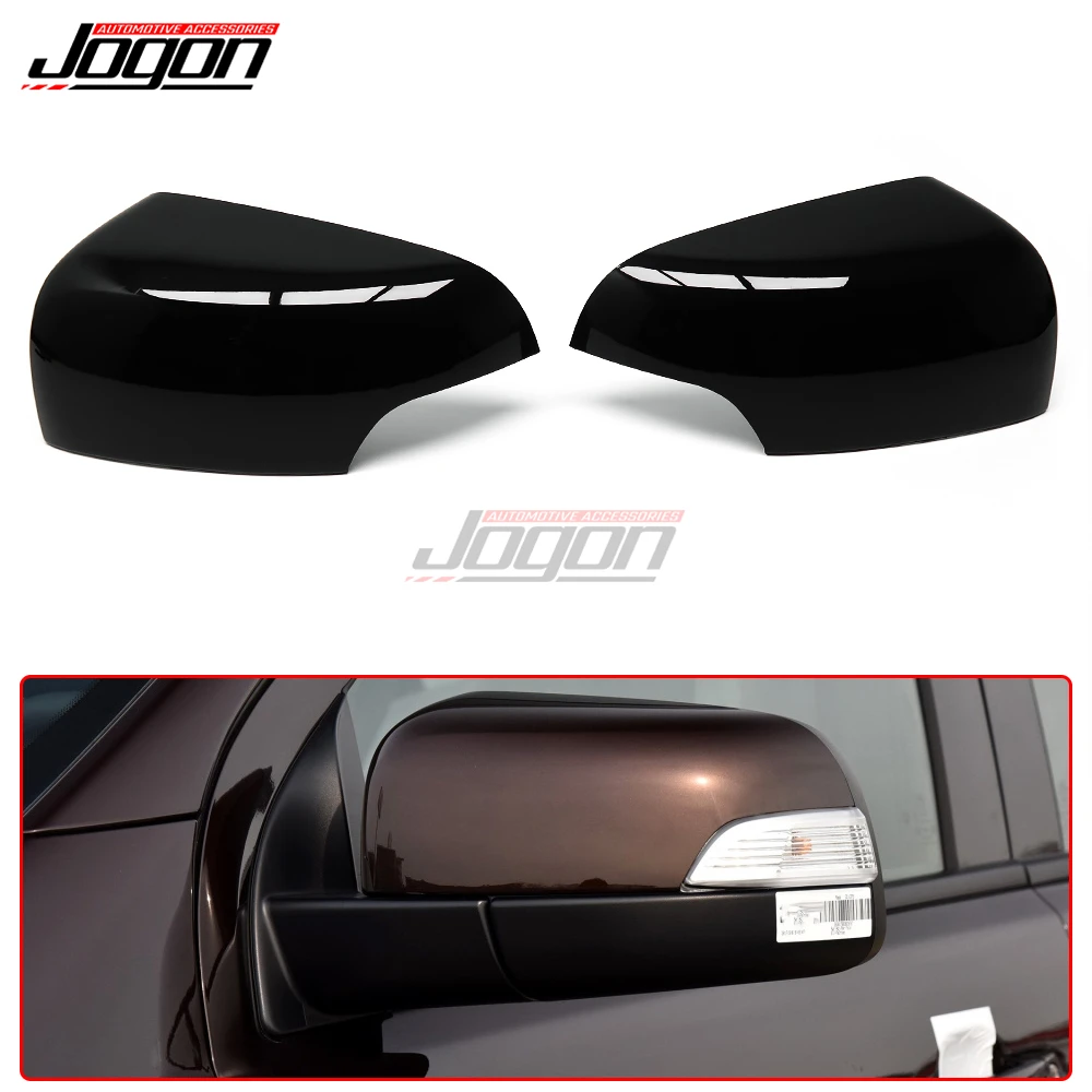 For Ford Ranger T6 Raptor Wildtrak 2012-2021 Everest 2015-2021 Gloss Black Side Mirror Caps Rearview Mirror Cover Case Replace