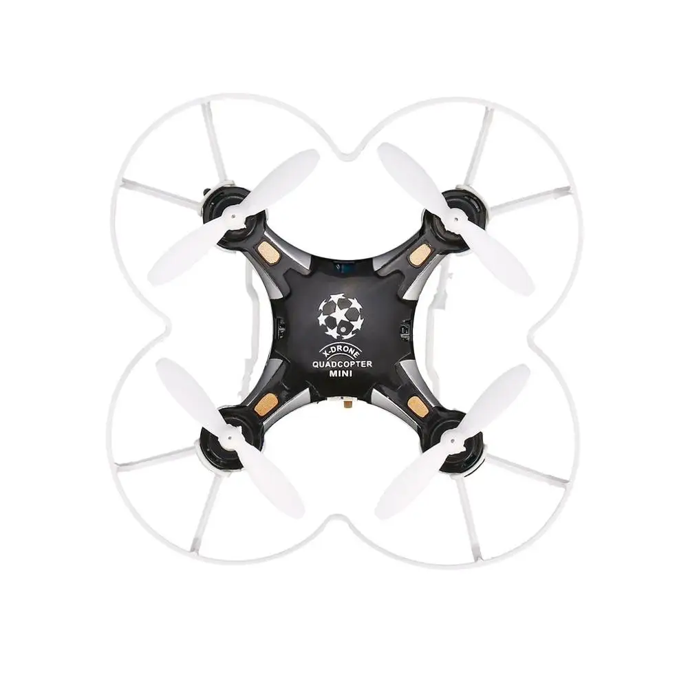 BLACK FQ777 124 2,4G 4CH 6-осевой гироскоп мини Дрон 360 градусов флип Безголовый режим один ключ возврат RC Карманный Квадрокоптер RTF со светом - Цвет: BLACK