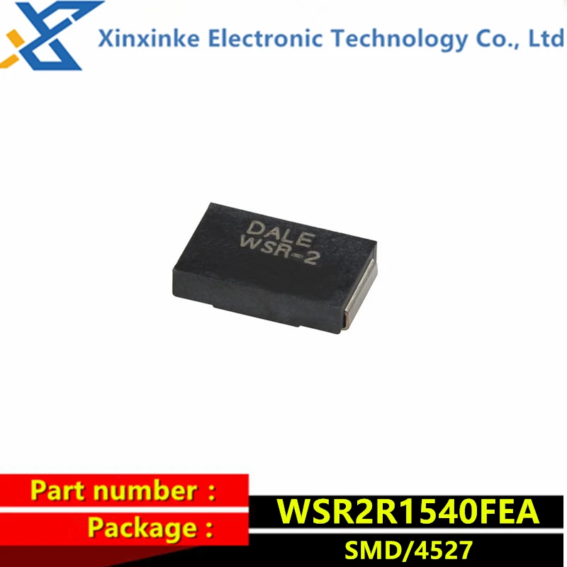 

WSR2R1540FEA DALE WSR-2 0.154R 1% 2W 4527 75PPM 154mR Current sensing resistor - SMD .154ohms 2watts New original genuine