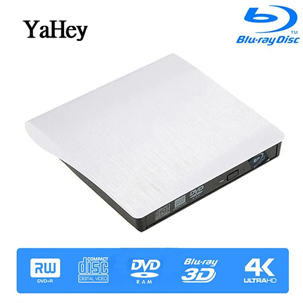 bluray disc Новые USB 3,0 Внешний Blu-ray CD/DVD писатель оптический привод 3D фильмы 25/50 г BD-ROM плеер для портативных компьютеров - Цвет: bluray disc