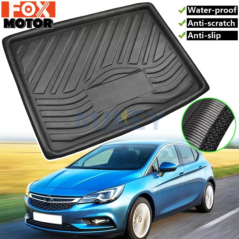 Для Opel Vauxhall Holden Astra K BK 2015 2019 загрузки багажника туннеле коврик чемодан грязи удар