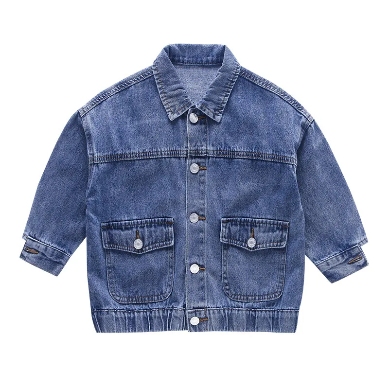 Джинсовая куртка для мальчиков Новинка весна-осень 2020 Корейская версия Детская в