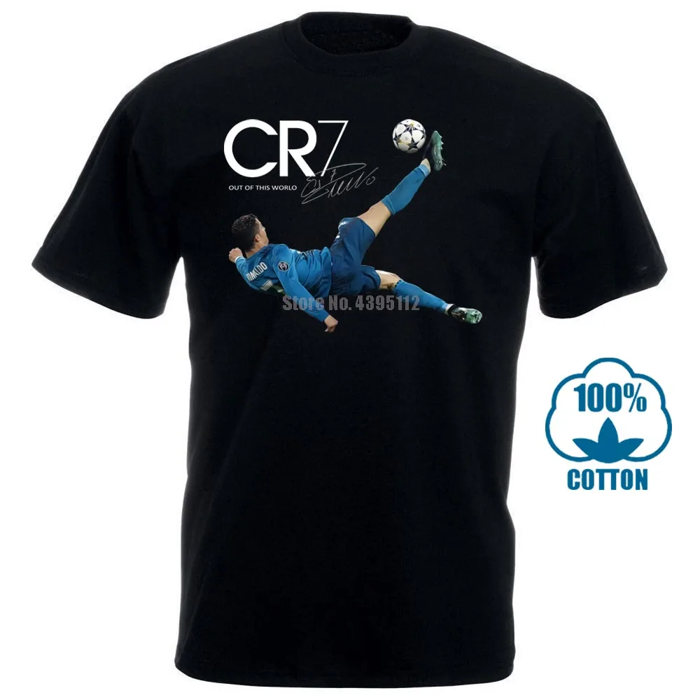 Cr7 футболка с велосипедным ударом Криштиано Роналду для взрослых и детей, крутая Повседневная футболка с надписью «Pride» Новая модная мужская футболка унисекс 013096