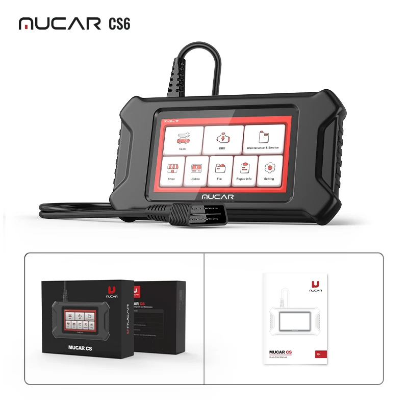 Сканер MUCAR CS6 для масла/EPB/SAS/TPMS/TBA/ABS Obd2 устройство считывания кодов DPF EGR IMMO