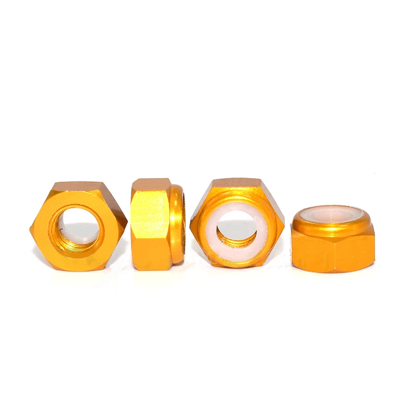 40 шт. алюминиевый сплав M2 гайка с замком Locknut винты защитой от свободного действия