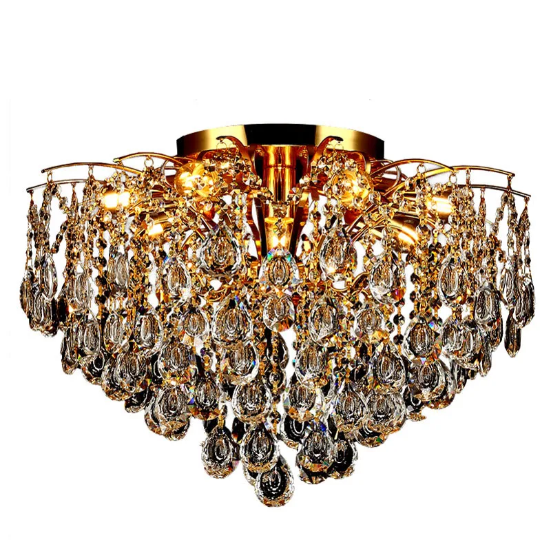 

Crystal Lamp Bedroom New Style Led Living Room Chandelier Creative Bedroom Lamp Restaurant Chandelier European Style Chandelier