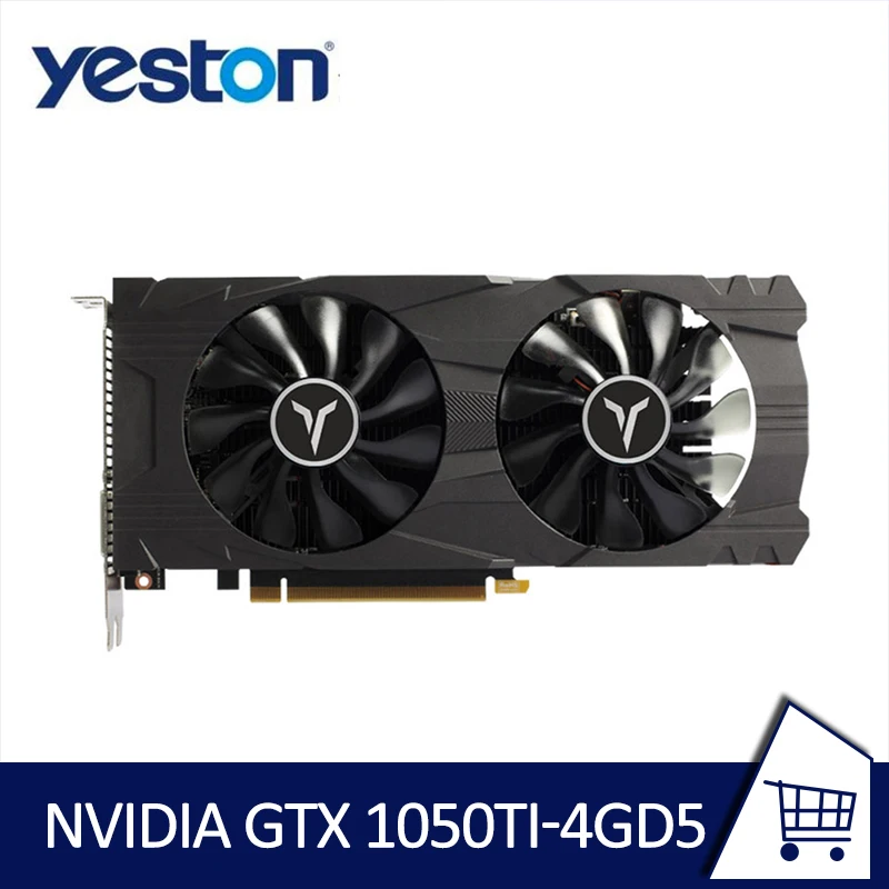 

Yeston GTX 1050Ti 4GB GDDR5 128 Bit PCI-Express Graphics Card Dual Fan Computer Video Card GPU Videocard For nVIDIA Geforce Game
