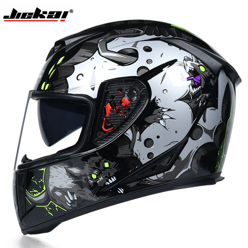 Мотоциклетный шлем Полнолицевой шлем дышащий Capacete Da Motocicleta ABS шлем для верховой езды шлем для мотокросса - Цвет: 2