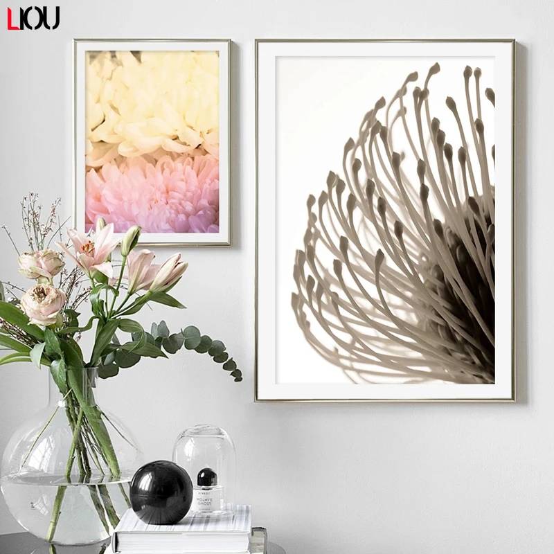 Настенная картина с изображением розовых цветов и надписей Love настенные картины