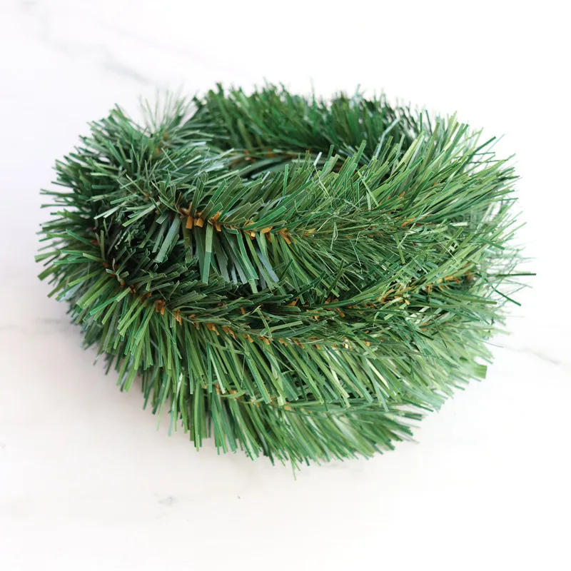 

DIY Simulation Plant GrassStrips Pine Needles PVC Christmas Tree Making Accessories New Year Home Wall Decoration Fake Greenery