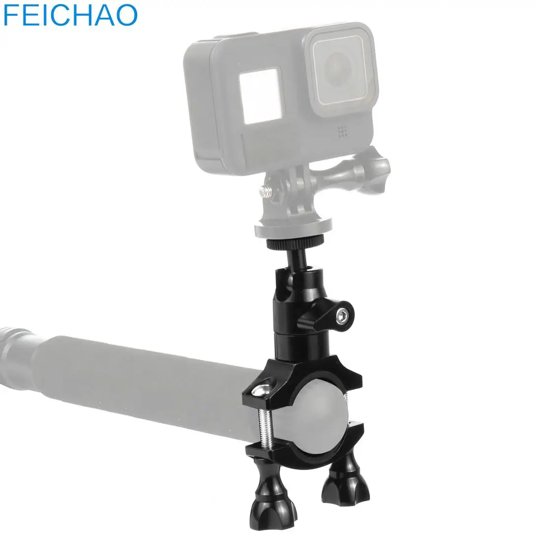 Вращающийся на 360 градусов держатель для руля велосипеда с шаровой головкой