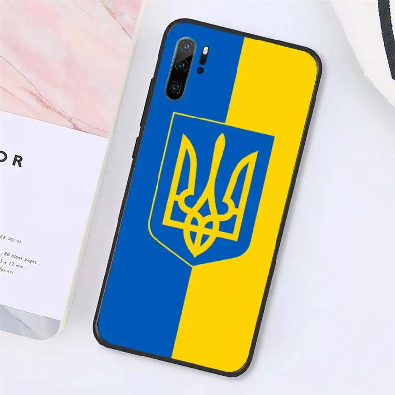 

Ukraine Flag pattern fundas Phone Case For Huawei honor Mate P 10 20 30 40 Pro 10i 9 10 20 8x Lite Y91C V17 6.38 6.44