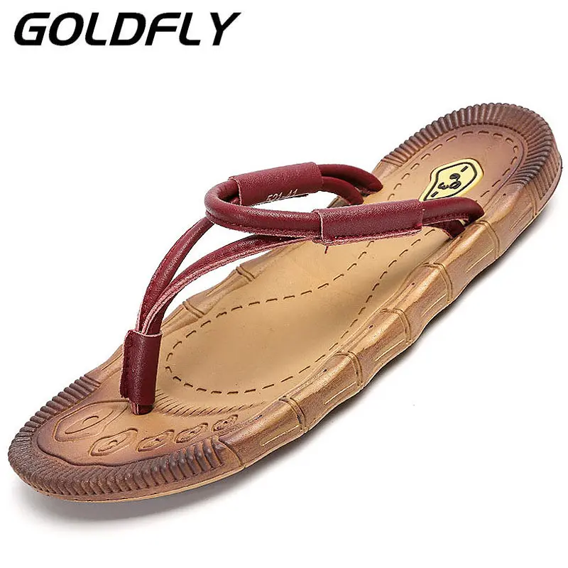 

New tendon-soled sandals flip-flops men's fashion slippers
