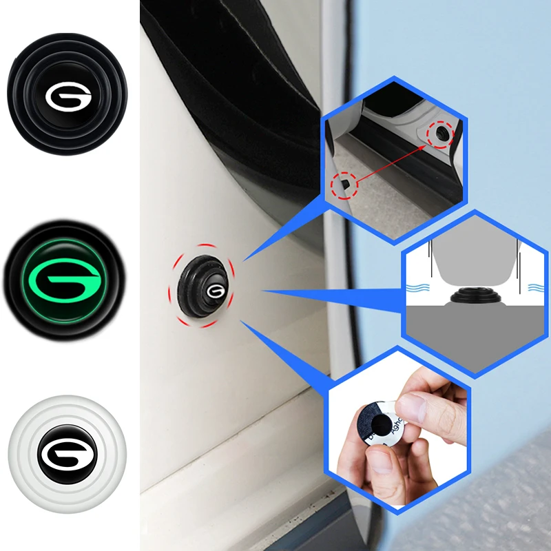 4 шт. Защитная Наклейка для наружных дверей автомобиля амортизатор Trumpchi Badge GE3 GS5 GS3