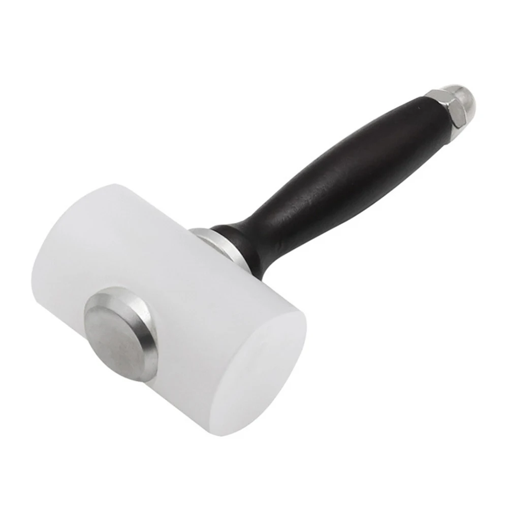 

Leather Hammer Carving High Quality DIY Fashion Practical Nylon Stainless Steel Cowhide Sewing Club Wood Handle Hand Tools White