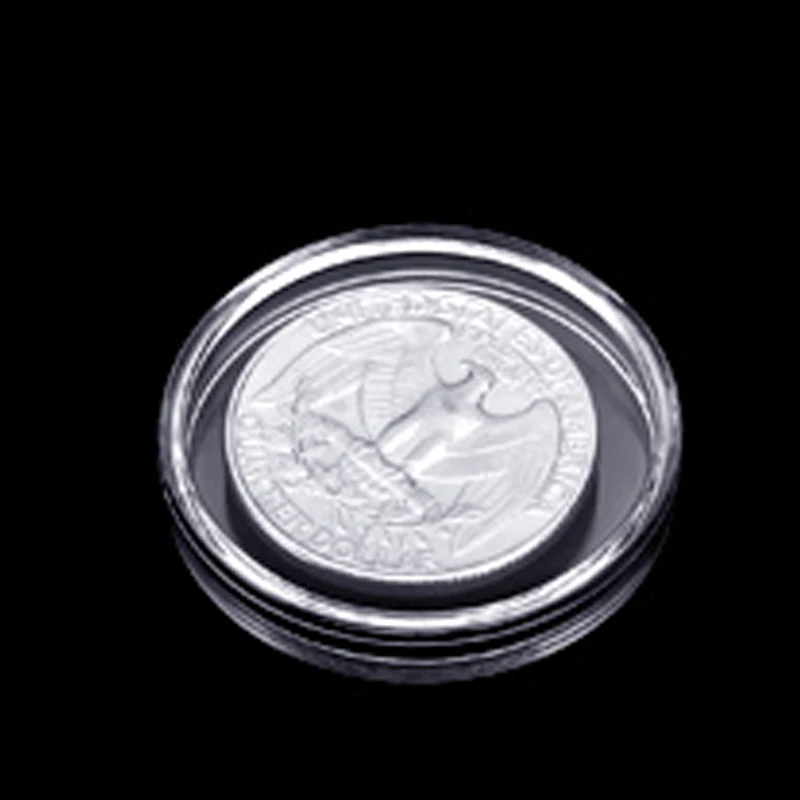 100PCS High Clear Direct Fit H38mm & H39mm coin boxes | Дом и сад