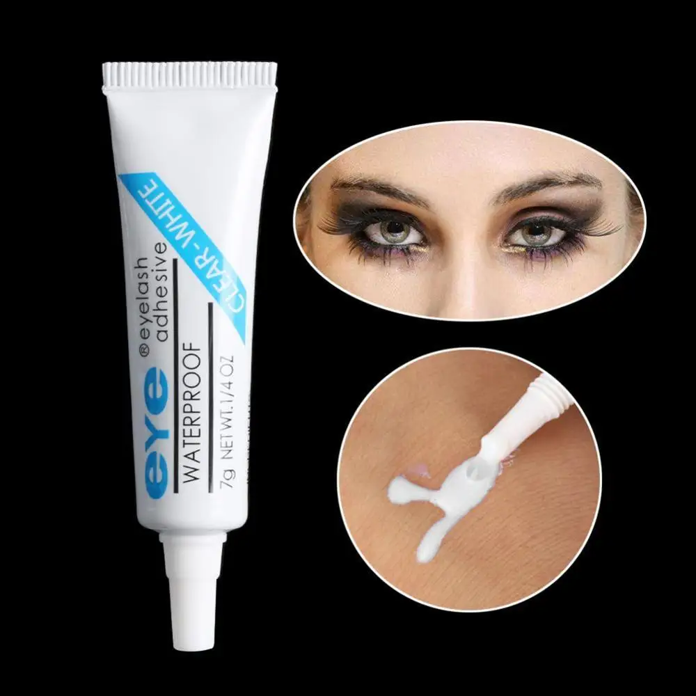 Водостойкий клей для накладных ресниц макияжа глаз прозрачные женские ресницы
