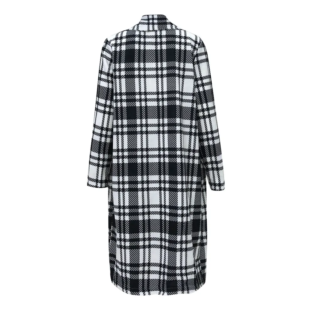 SAGACE элегантное осенне зимнее женское длинное пальто повседневное