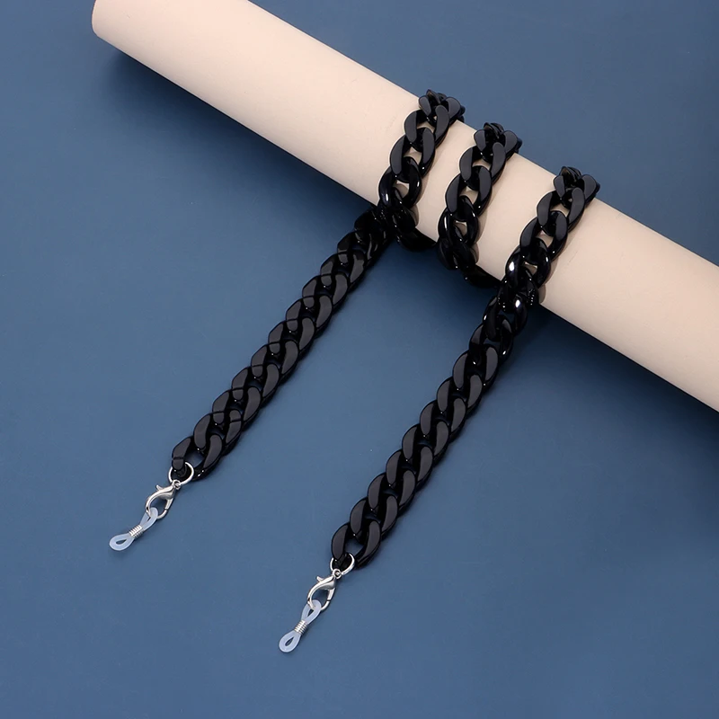 

Fashion Thick Acrylic Sunglasses Chain Women Reading Glasses Anti-lost Neck Chain Largands Glasses Chain Eyeglasses Strap