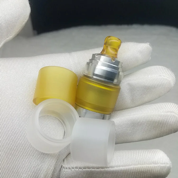 Небьющаяся Сменная трубка из ПК PEI для перезагрузки MTL 22 мм RTA Fat Bubble прямой Обычный