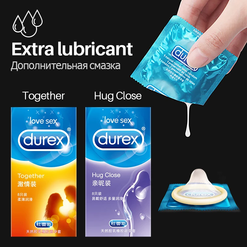 Durex 100Pcs 4 типов презервативы удовольствия различные упаковка презервативов для