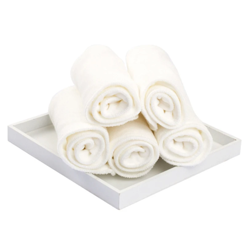 

Baby Nappies Reusable Washable Baby Infant Newborn Cloth Diaper Nappy Liners Insert 3 Layers