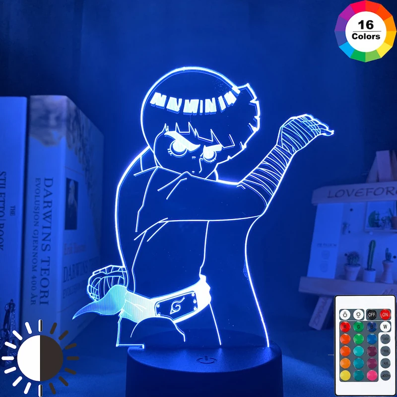 Светодиодный ночной Светильник аниме лампа для Украшения в спальню детский