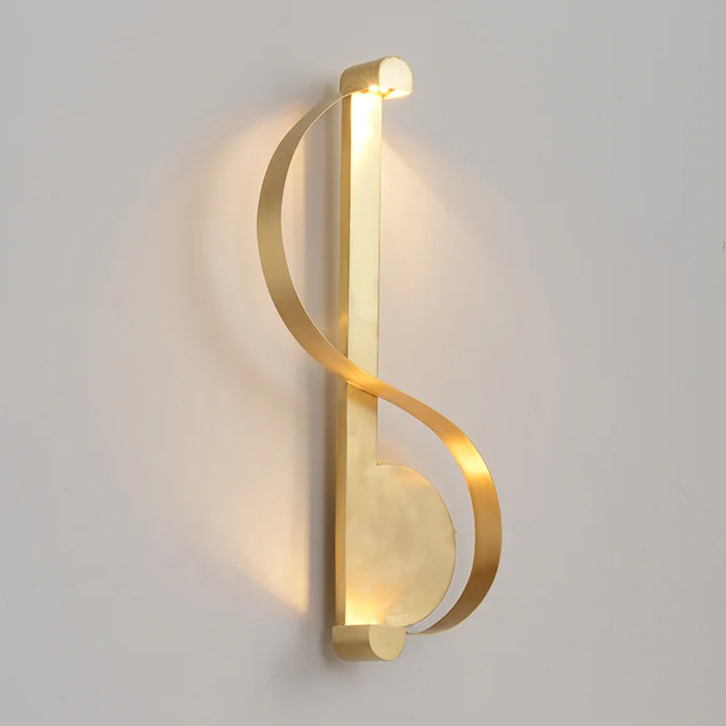 

Light Luxury Wall Lamp LED Nordic Creative Personality Sconce Light for Living Room Atmosphere Bedside Study Corridor Aisle Hote