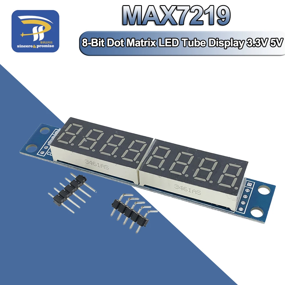Max7218 СВЕТОДИОДНЫЙ матричный 8 цифр модуль управления цифровым трубным дисплеем 3