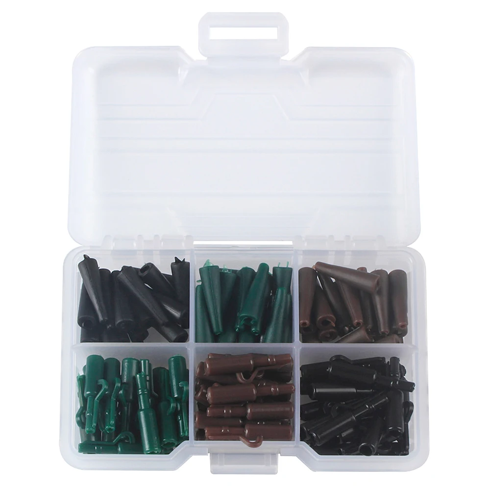 120 шт. зажимы для ловли карпа рыболовные аксессуары набор безопасные свинца с