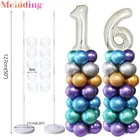 Воздушные шары для взрослых на день рождения, палочка с цифрами, надувные шарики, подставка для свадебного стола, аксессуары для декоративный воздушный шар