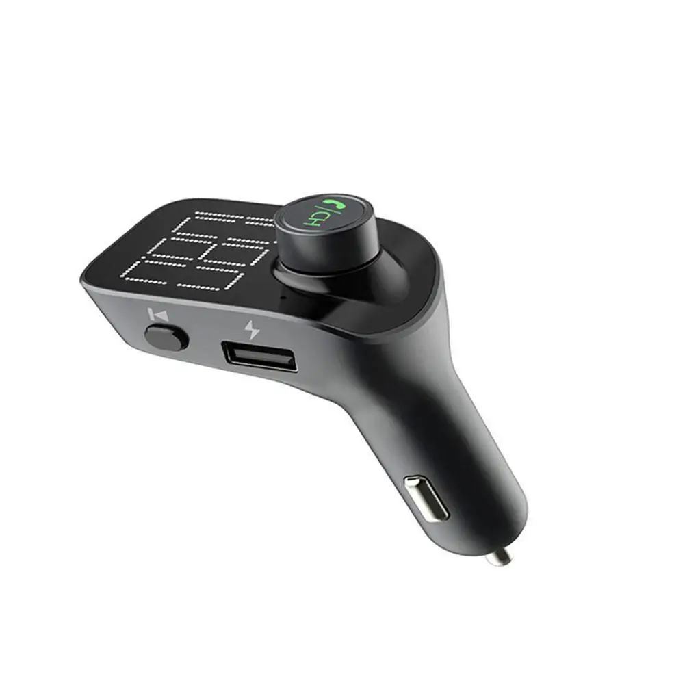 

Bluetooth Hands-free Phone FM Transmitter Intelligent Voice Navigation Bluetooth MP3 Player Automoible Accessoires
