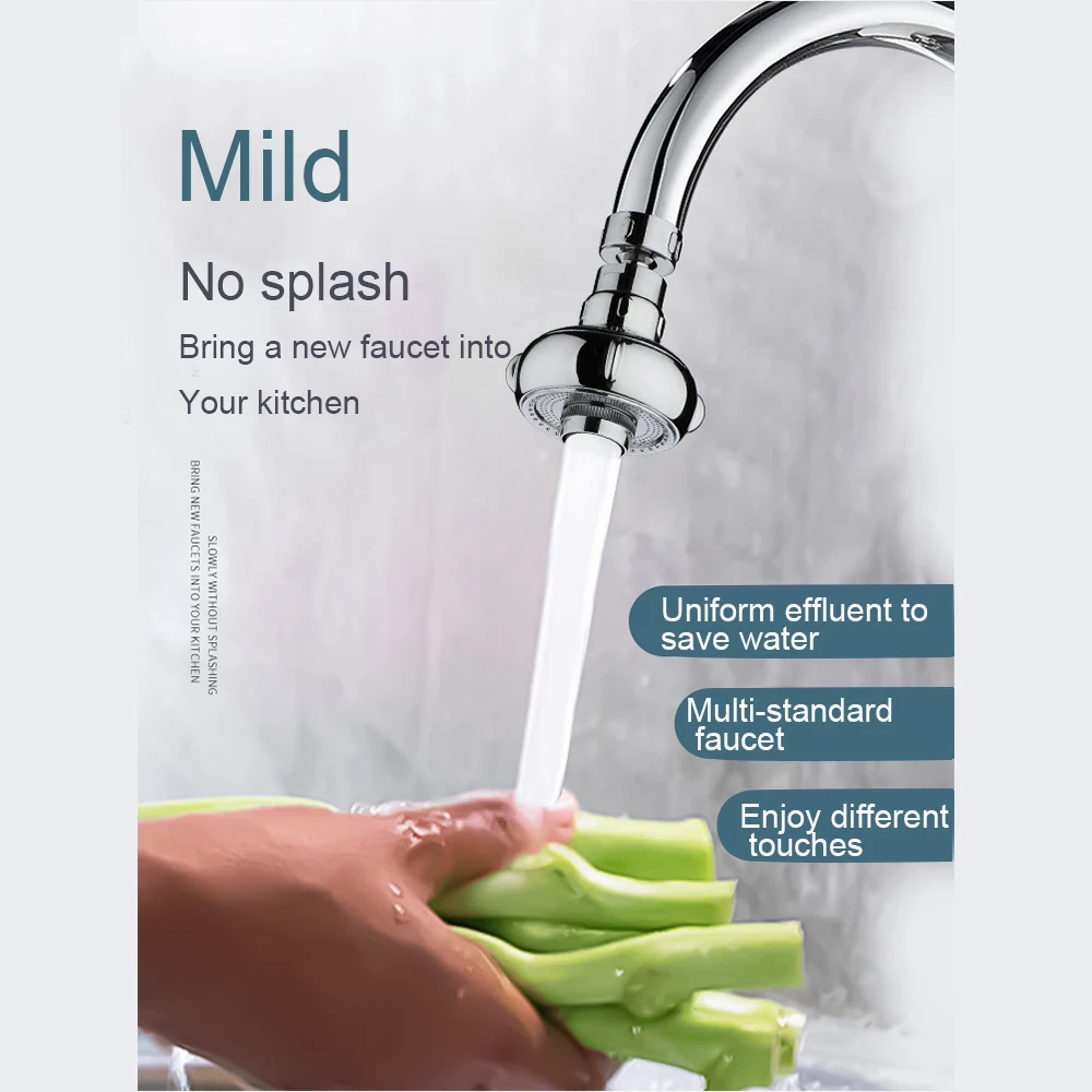 Смеситель для кухни смеситель душа с поворотом на 360 градусов водосберегающая