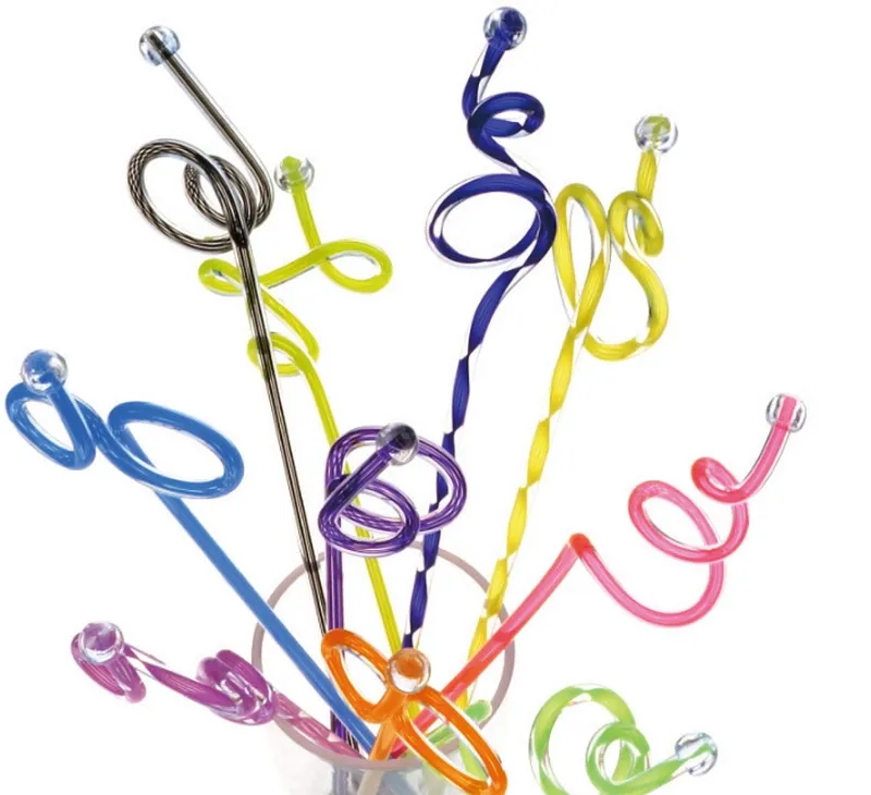 

Acrylic Colorful Bartender Art Cocktail Bar Cocktail Juice Drink Stir Fruit Mudlers