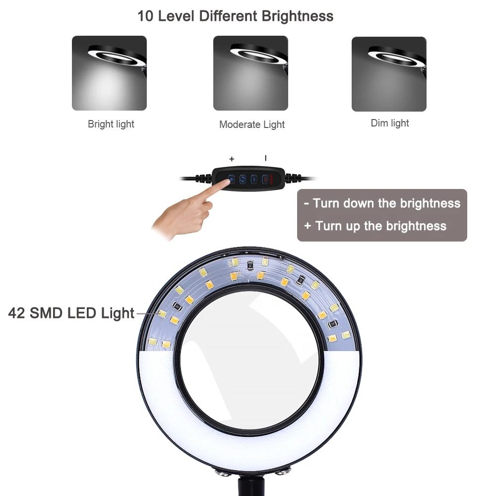 NEWACALOX 360 градусов флип держатель печатной платы гибкий кронштейн магнитный