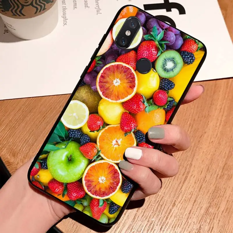 

colorful fruit Phone Cases For Xiaomi Redmi note 7 8 9 t k30 max3 9 s 10 pro lite