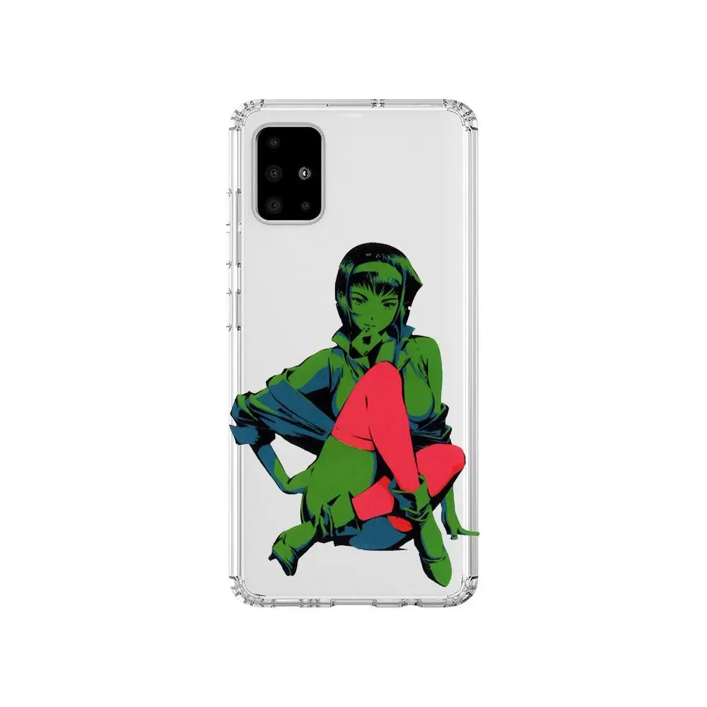 

anime Cowboy Bebop clear Anime Style Transparent Phone Case Hull For Samsung Galaxy A50 A51 A20 A71 A70 A40 A30 A31 80 E 5G S Sh