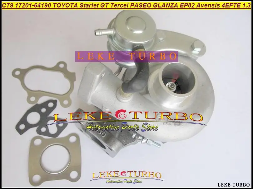 Турбокомпрессор CT9 17201 64190 для TOYOTA PASEO TERCEL glanzia Avensis Starlet GT EP82 EP85 EP91 1997 4EFE 4EFTE 4E FTE
