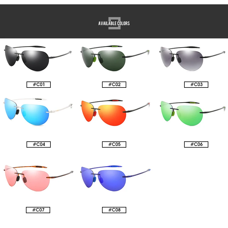 

DUBERY Brand Men's Casual Sunglasses Suitable For Fishing Traveling Driving Outdoor Glasses UV400 Anti UV Lenses D132