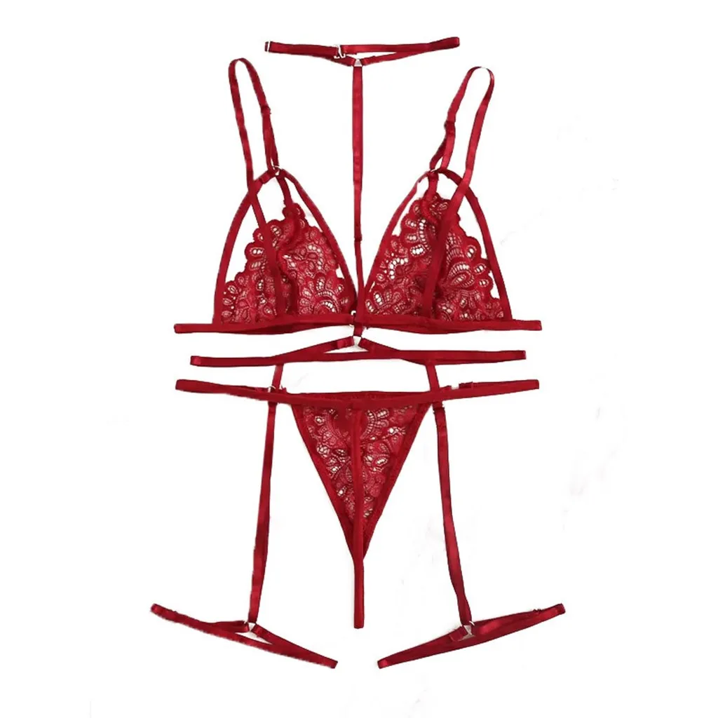 Комплект женского сексуального нижнего белья микро бикини бюстгальтер с