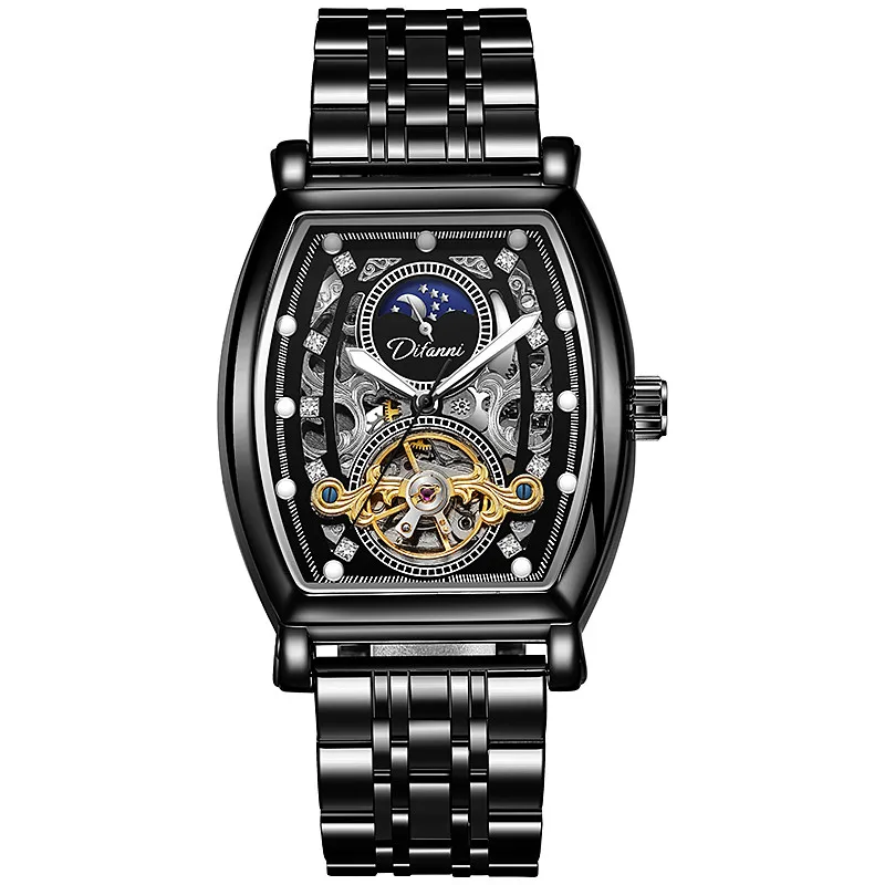 2021 New Watch for Men Top Brand Luxury Tourbillon Automatic Mechanical Mens Watches Waterproof Wristwatch Men Relogio Masculino