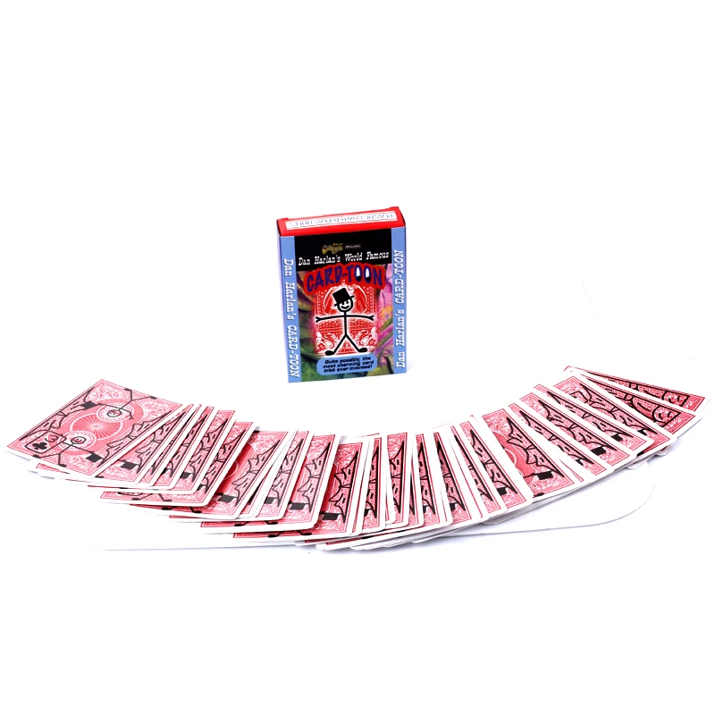 Magic Cartoon Cardtoon Deck Tricks Pack Playing Card Toon Animation Prediction Funny Props Gimmick G8029 | Рукоделие и творчество