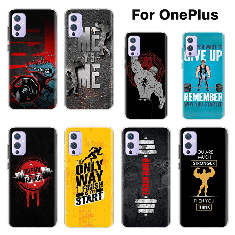 

Go Fitness Case For OnePlus 3 5 6 6T 7 8 Pro 9R Cover For One Plus Nord Shell 3T 5T 7T 8T Coque Soft Silicone TPU Capa