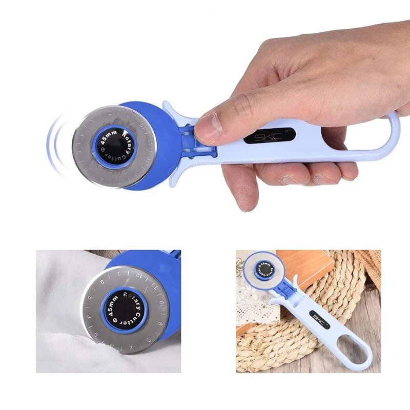 

MIUSIE 1PCS Circular Rotary Cutter Blade Patchwork Fabric Leather Craft Sewing Tools Fabric Cutting Leather craft Tool 28/45mm